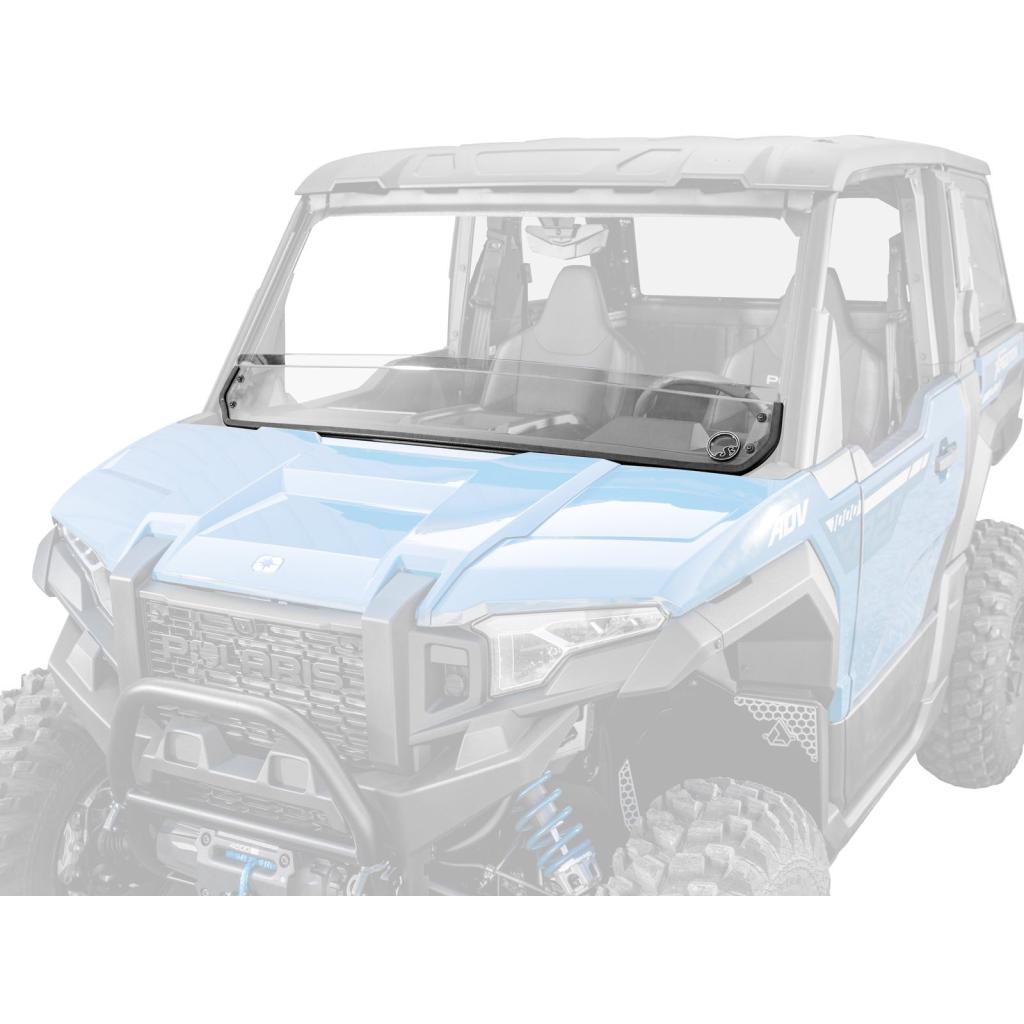 SuperATV Polaris Xpedition Half Windshield - MojoMotoSport.com