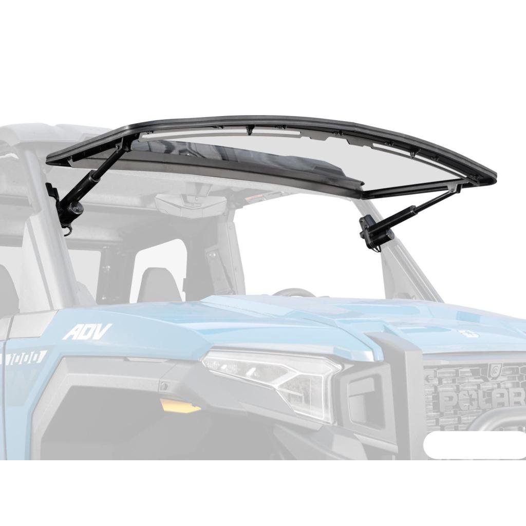 SuperATV Polaris Xpedition MaxDrive Power Flip Windshield - MojoMotoSport.com