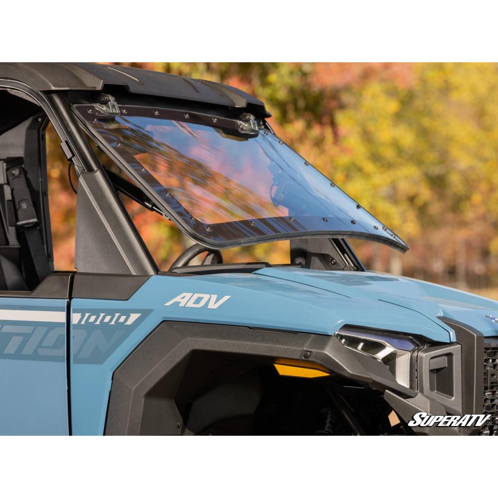 SuperATV Polaris Xpedition MaxDrive Power Flip Windshield - MojoMotoSport.com