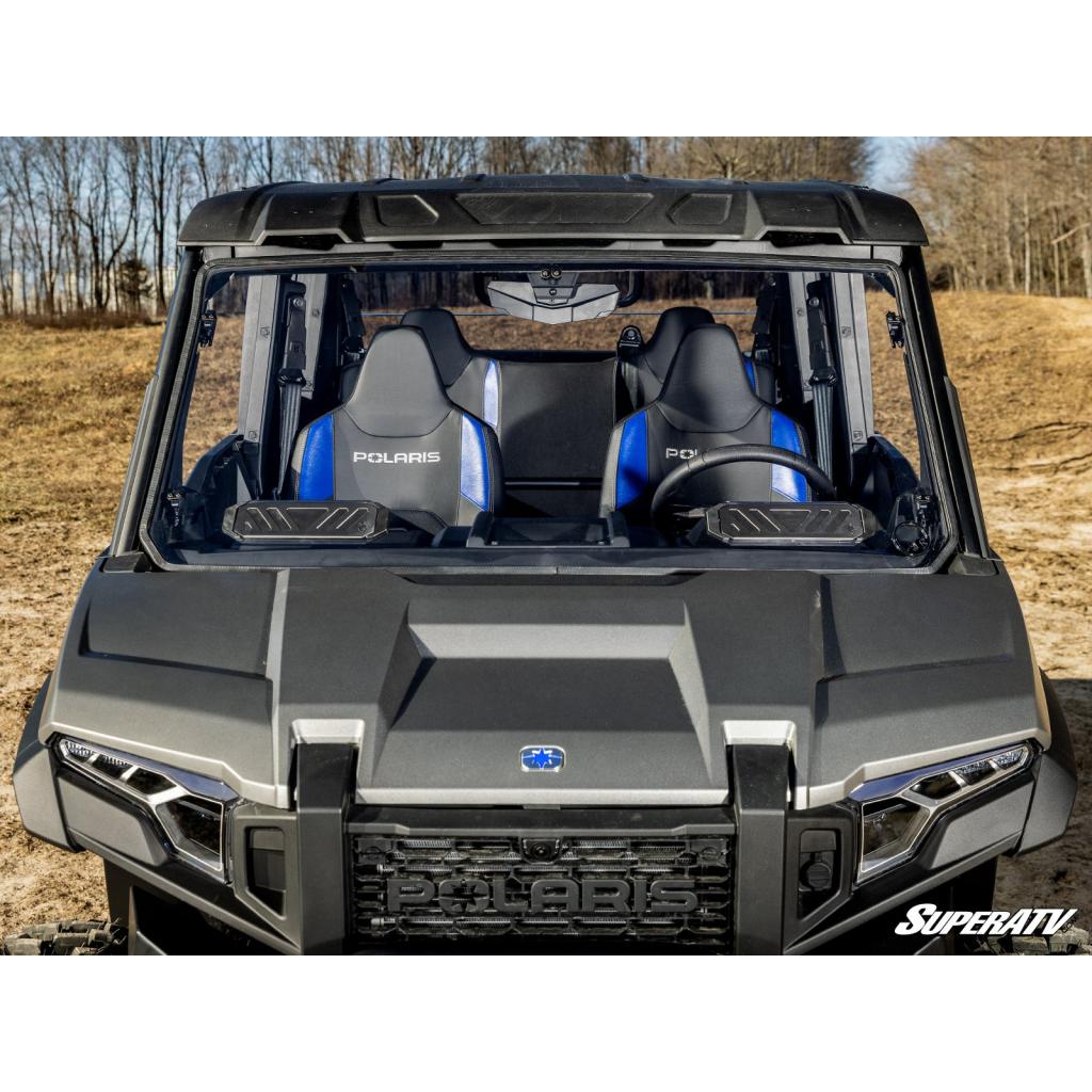 SuperATV Polaris Xpedition Scratch - Resistant Vented Full Windshield - MojoMotoSport.com