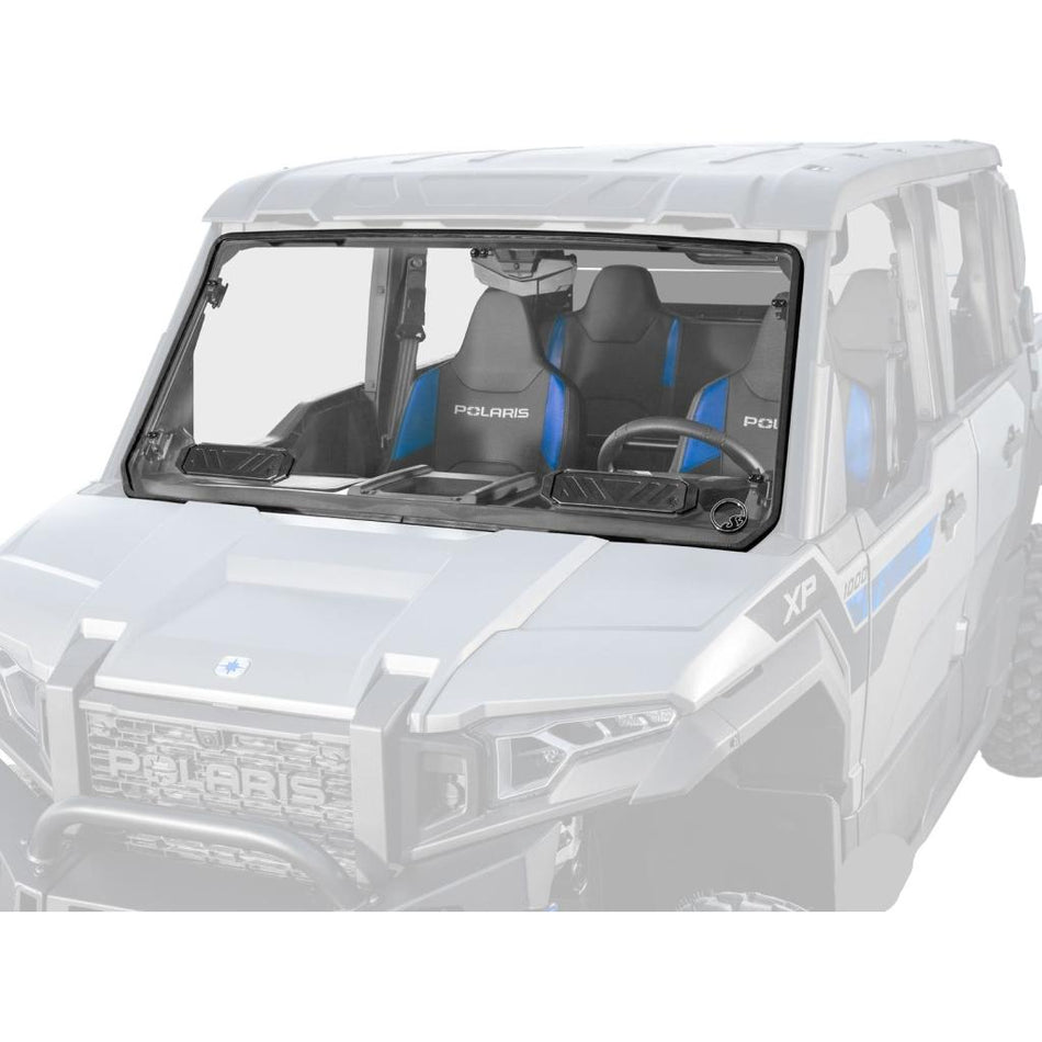 SuperATV Polaris Xpedition Scratch - Resistant Vented Full Windshield - MojoMotoSport.com