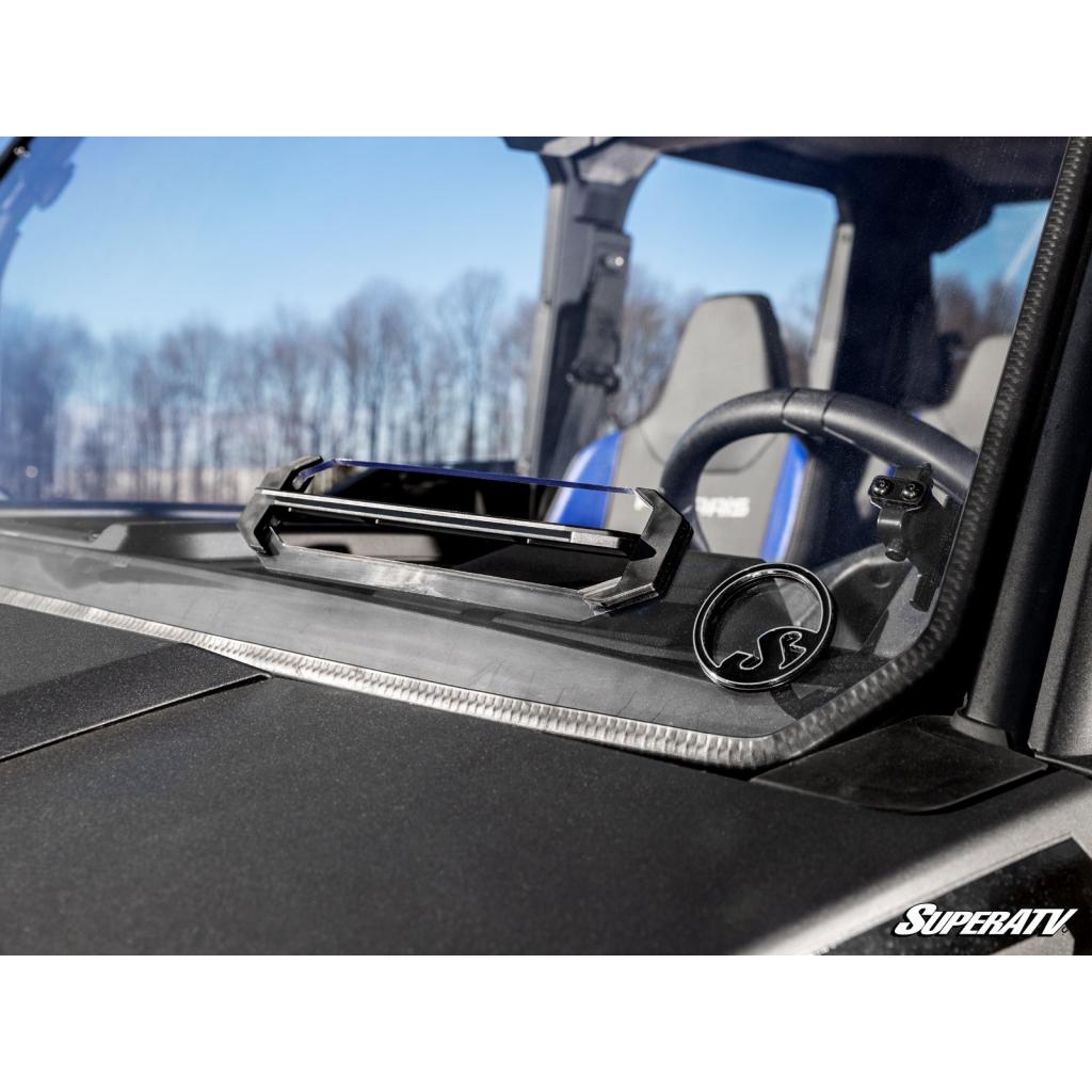 SuperATV Polaris Xpedition Scratch - Resistant Vented Full Windshield - MojoMotoSport.com