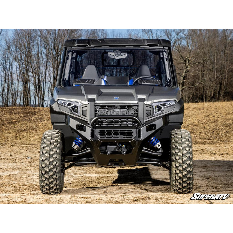 SuperATV Polaris Xpedition Scratch - Resistant Vented Full Windshield - MojoMotoSport.com