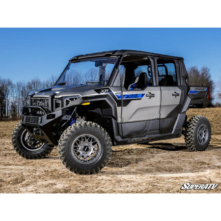 SuperATV Polaris Xpedition Scratch - Resistant Vented Full Windshield - MojoMotoSport.com