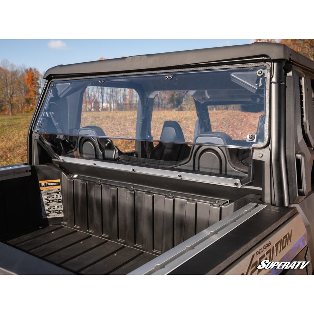 SuperATV Polaris Xpedition XP Rear Windshield - MojoMotoSport.com
