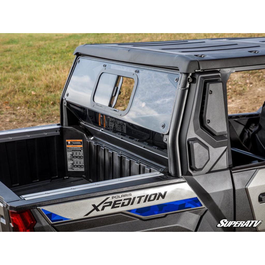 SuperATV Polaris Xpedition XP Sliding Rear Windshield - MojoMotoSport.com