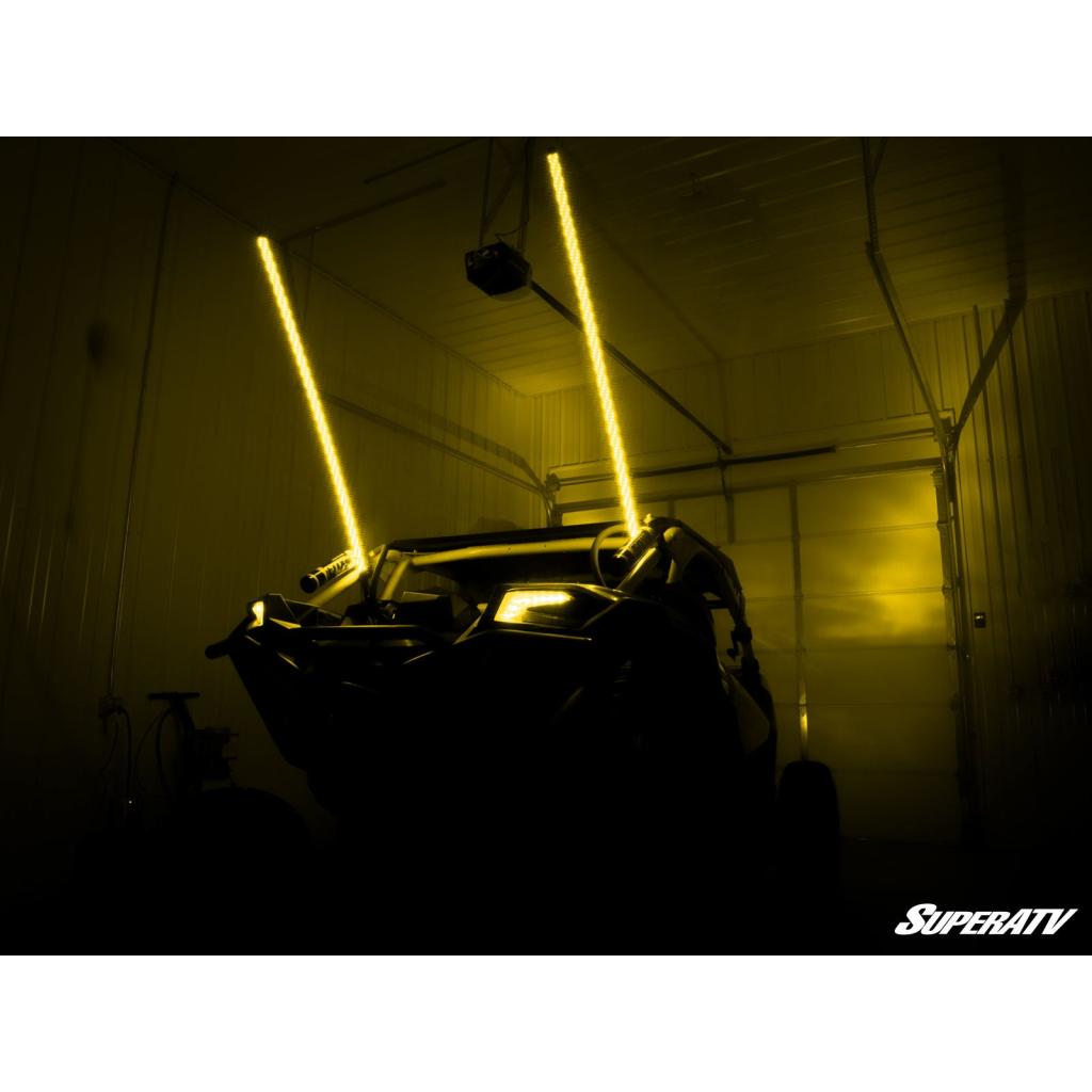 SuperATV RGB LED Whip Lights - MojoMotoSport.com