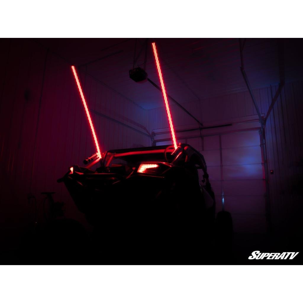 SuperATV RGB LED Whip Lights - MojoMotoSport.com