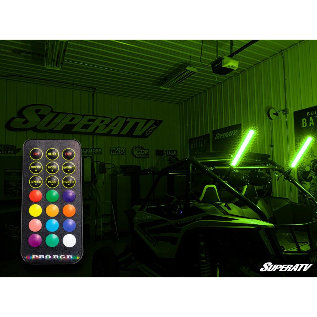 SuperATV RGB LED Whip Lights - MojoMotoSport.com