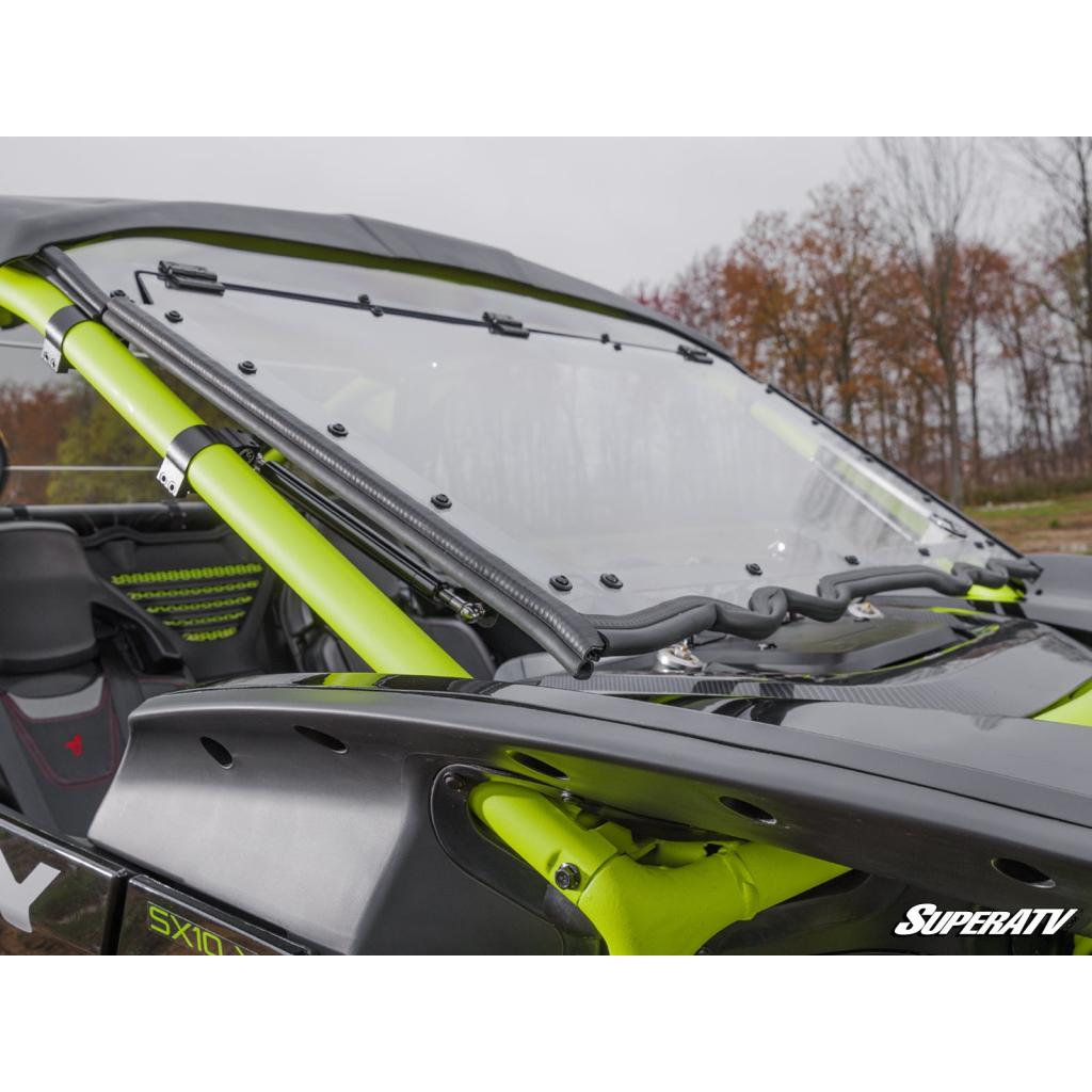 SuperATV Segway Villain Scratch - Resistant Flip Windshield - MojoMotoSport.com