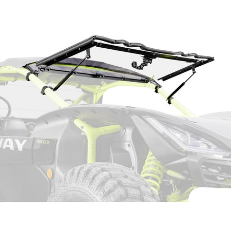 SuperATV Segway Villain Scratch - Resistant Flip Windshield - MojoMotoSport.com