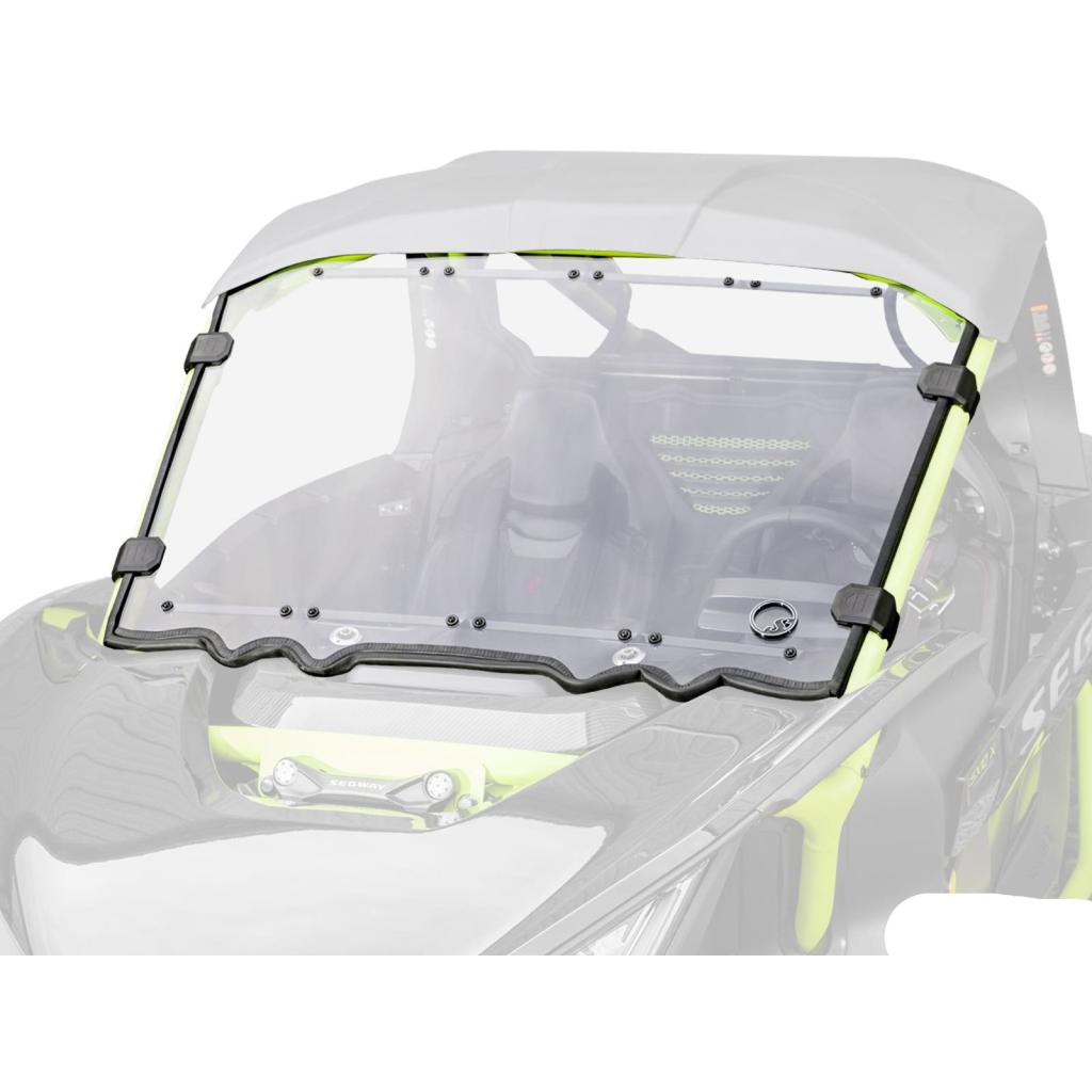 SuperATV Segway Villain Scratch - Resistant Full Windshield - MojoMotoSport.com