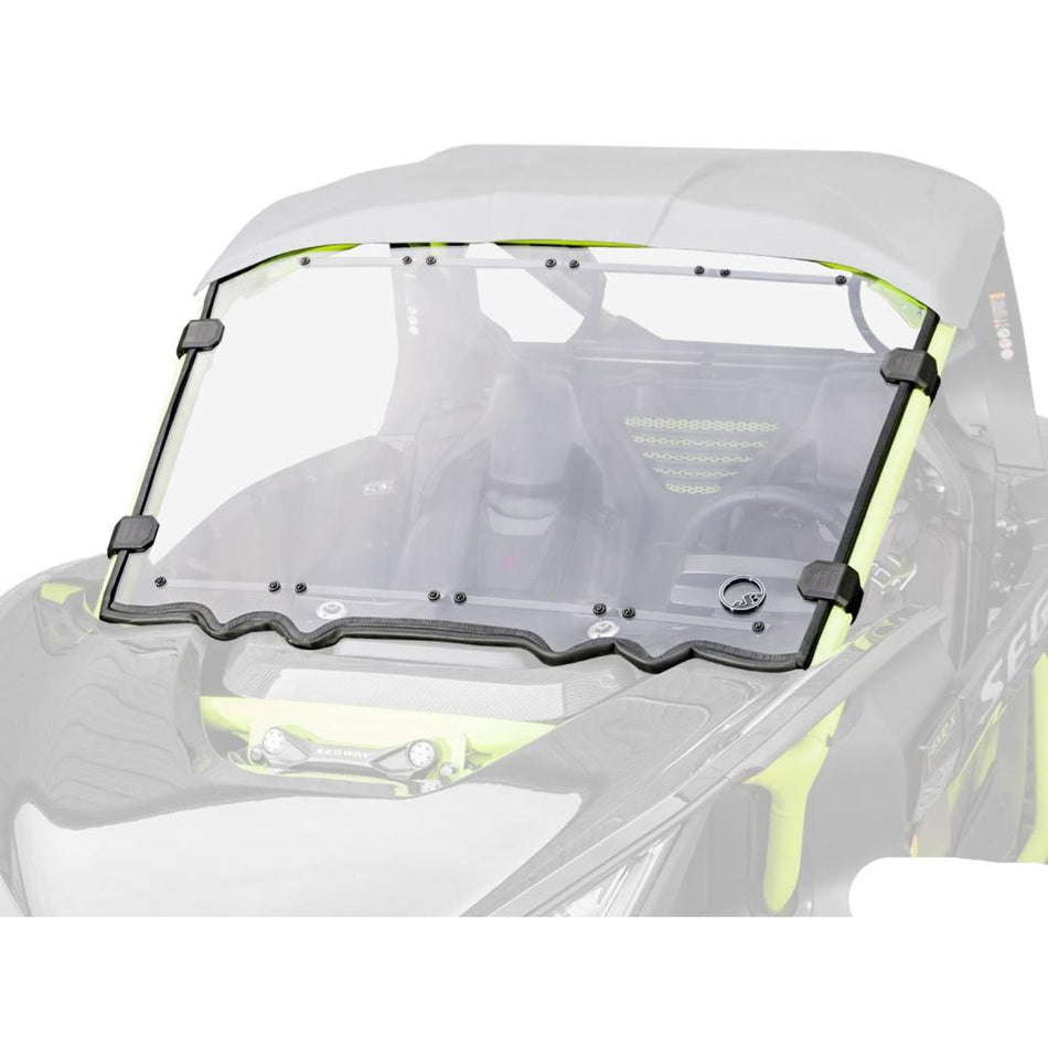 SuperATV Segway Villain Scratch - Resistant Full Windshield - MojoMotoSport.com
