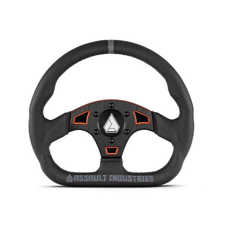 SuperATV Suede Ballistic "D" UTV Steering Wheel - MojoMotoSport.com