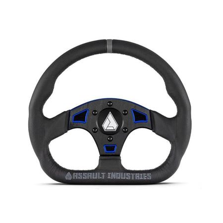 SuperATV Suede Ballistic "D" UTV Steering Wheel - MojoMotoSport.com