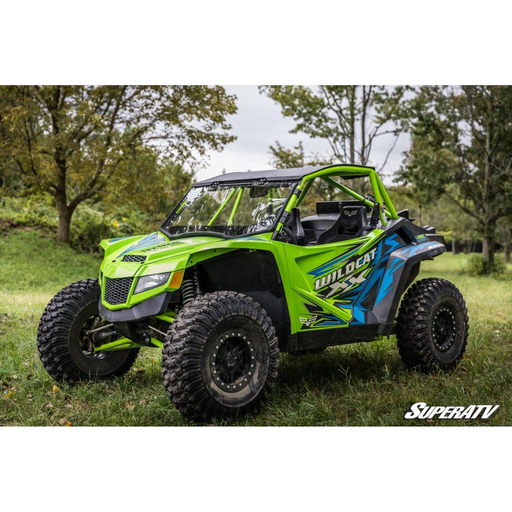 SuperATV Textron Wildcat XX Flip Windshield - MojoMotoSport.com