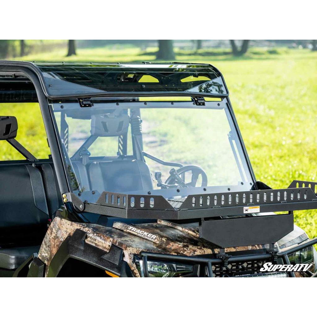 SuperATV Tracker 800SX Scratch - Resistant Flip Windshield - MojoMotoSport.com