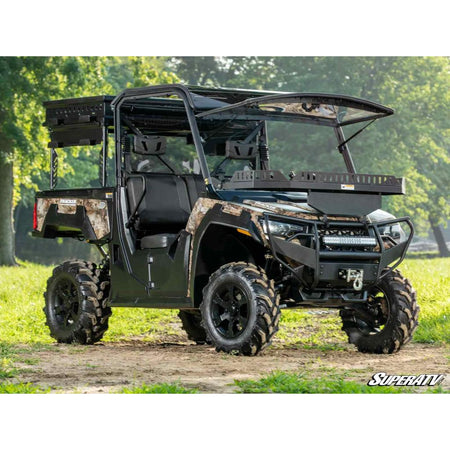 SuperATV Tracker 800SX Scratch - Resistant Flip Windshield - MojoMotoSport.com