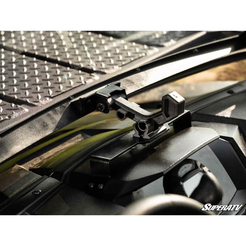 SuperATV Tracker 800SX Scratch - Resistant Flip Windshield - MojoMotoSport.com