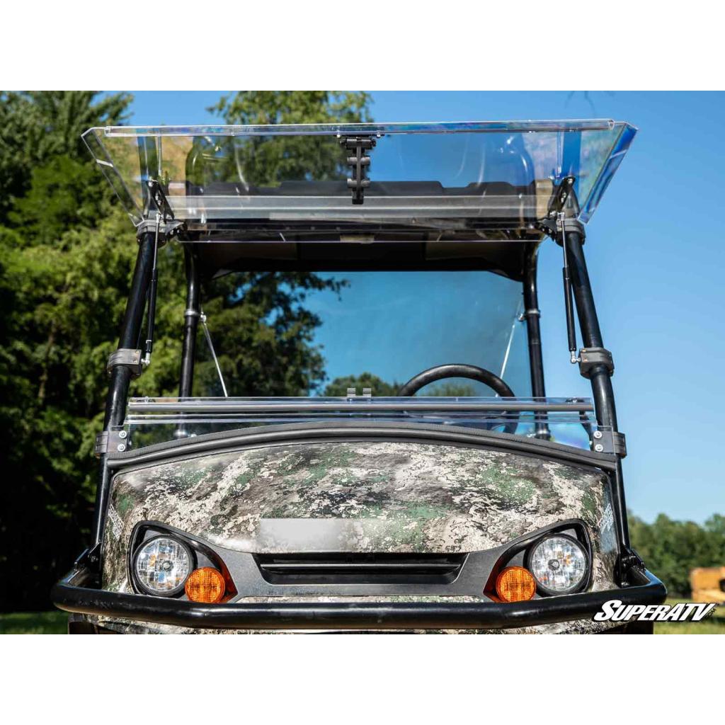 SuperATV Tracker OX400 Scratch - Resistant Flip Windshield - MojoMotoSport.com