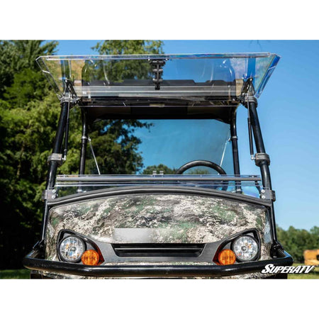 SuperATV Tracker OX400 Scratch - Resistant Flip Windshield - MojoMotoSport.com