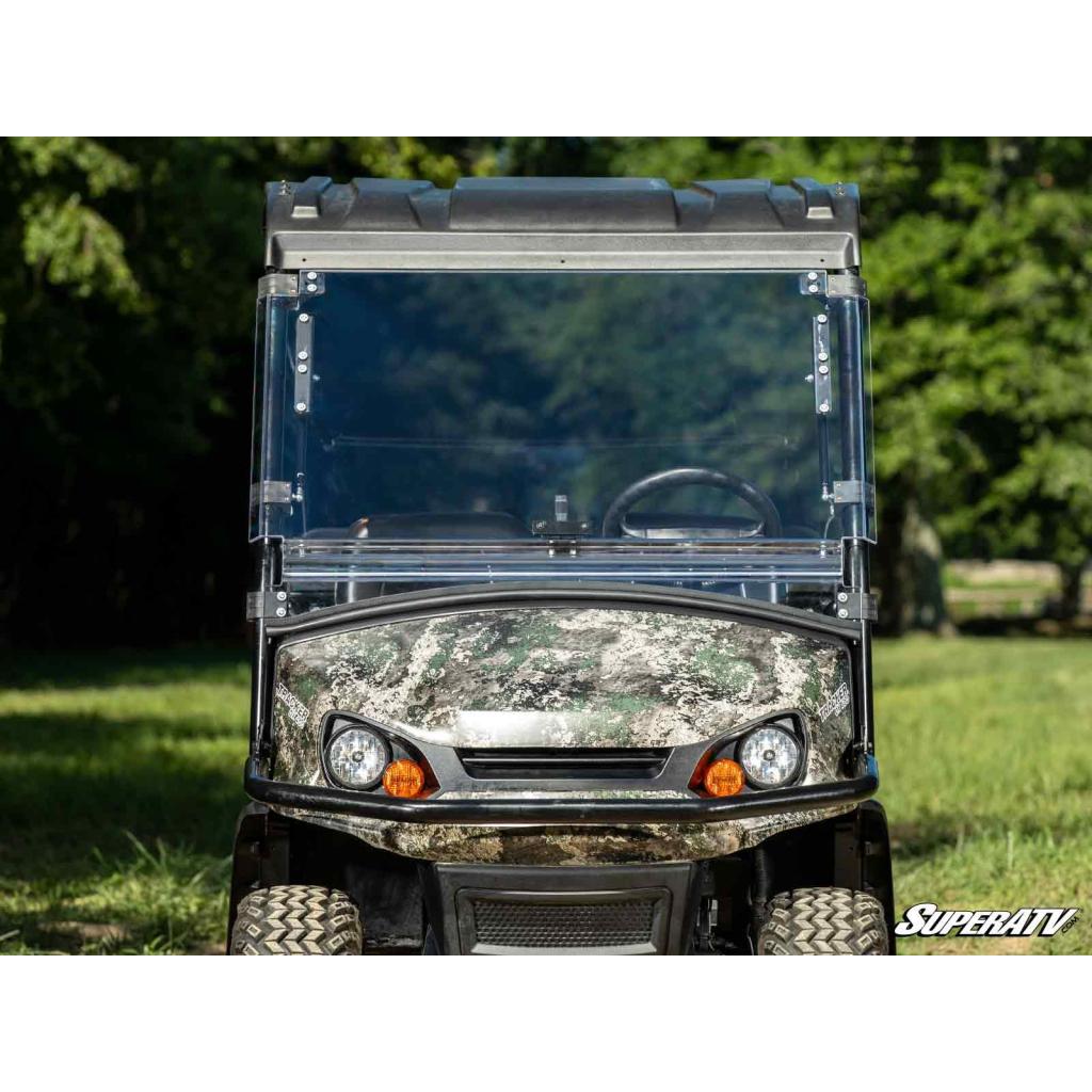 SuperATV Tracker OX400 Scratch - Resistant Flip Windshield - MojoMotoSport.com