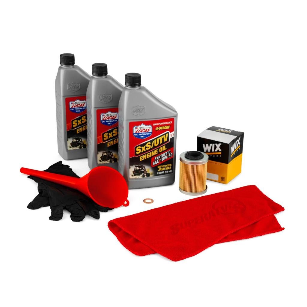 SuperATV Up & Running Can - Am Maverick Oil Change Kit - MojoMotoSport.com