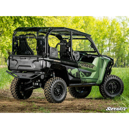 SuperATV Wolverine RMAX4 1000 Scratch - Resistant Rear Flip Windshield - MojoMotoSport.com
