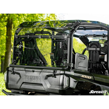 SuperATV Wolverine RMAX4 1000 Scratch - Resistant Rear Flip Windshield - MojoMotoSport.com
