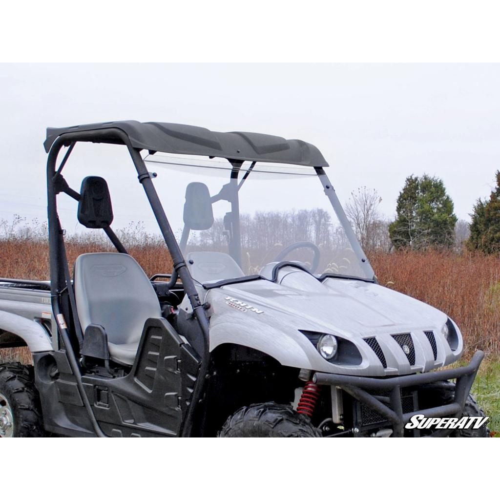 SuperATV Yamaha Rhino Scratch Resistant Full Windshield - MojoMotoSport.com