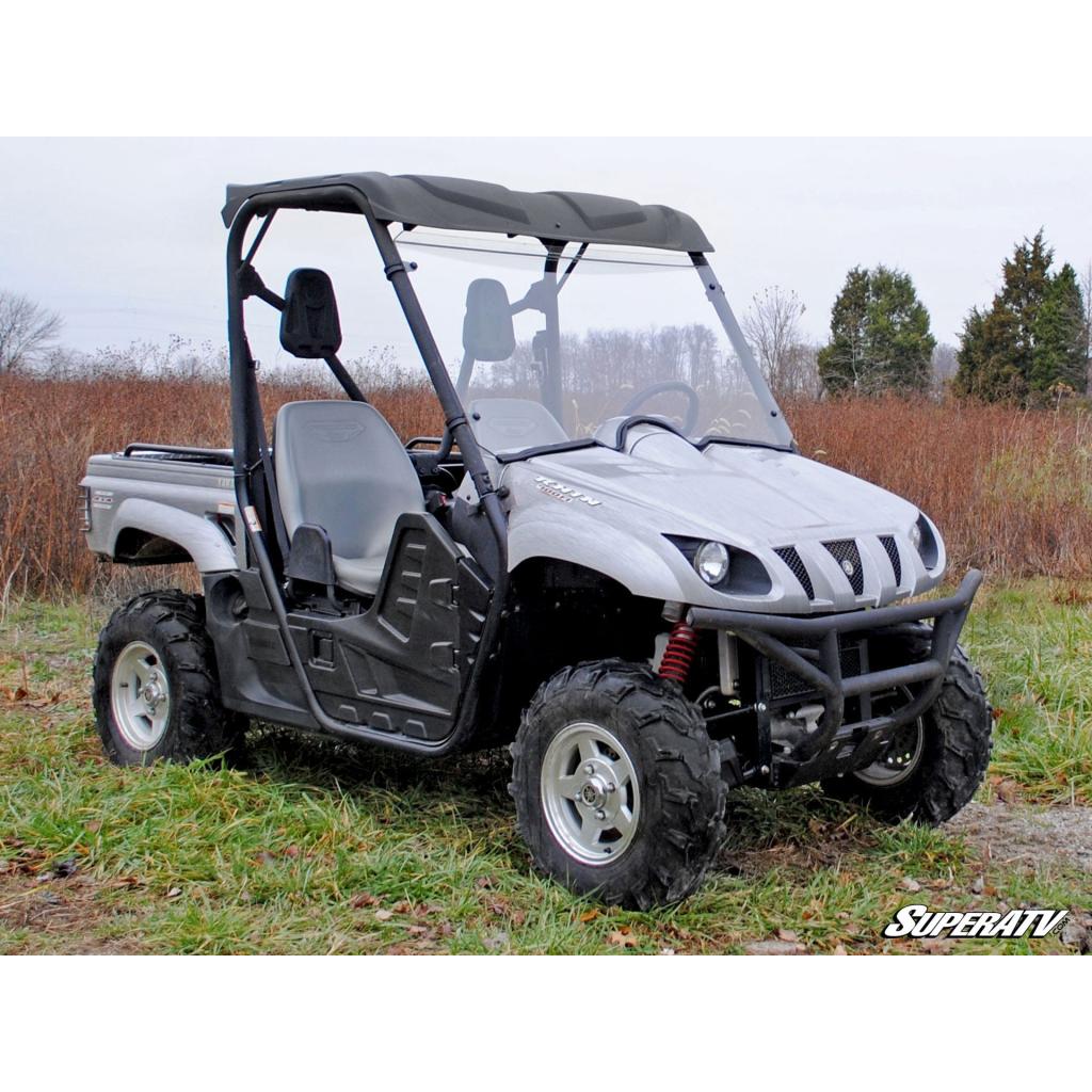 SuperATV Yamaha Rhino Scratch Resistant Full Windshield - MojoMotoSport.com