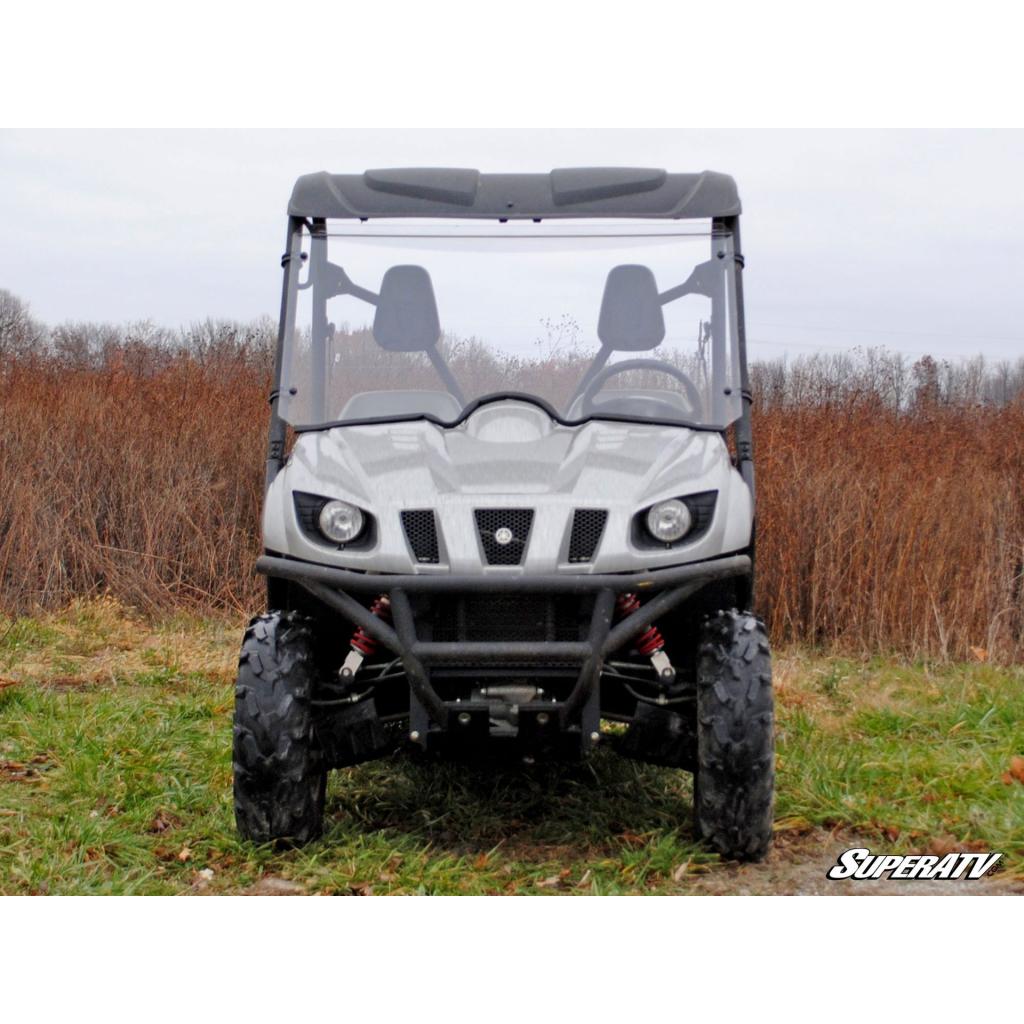 SuperATV Yamaha Rhino Scratch Resistant Full Windshield - MojoMotoSport.com