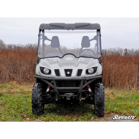 SuperATV Yamaha Rhino Scratch Resistant Full Windshield - MojoMotoSport.com