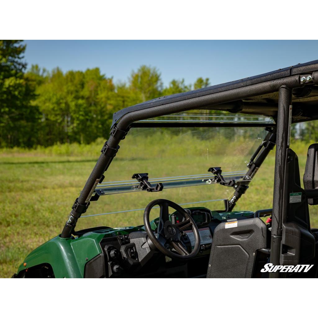 SuperATV Yamaha Viking Scratch Resistant Flip Windshield - MojoMotoSport.com
