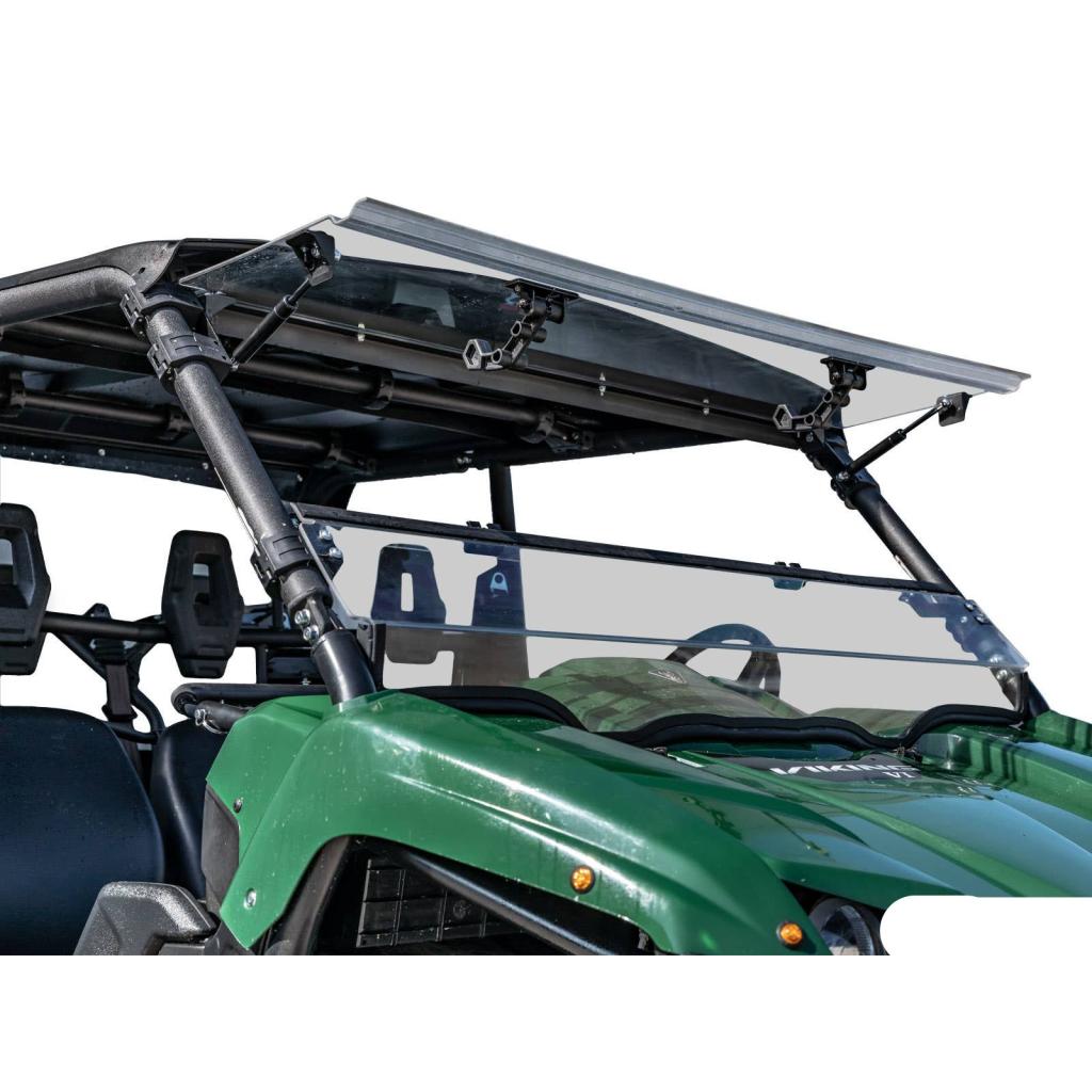 SuperATV Yamaha Viking Scratch Resistant Flip Windshield - MojoMotoSport.com