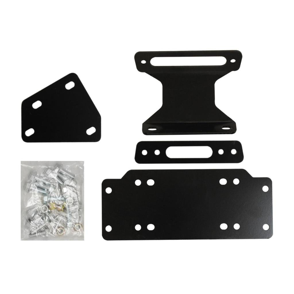 SuperATV Yamaha Viking Winch Mounting Plate - MojoMotoSport.com