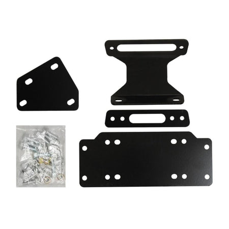 SuperATV Yamaha Viking Winch Mounting Plate - MojoMotoSport.com