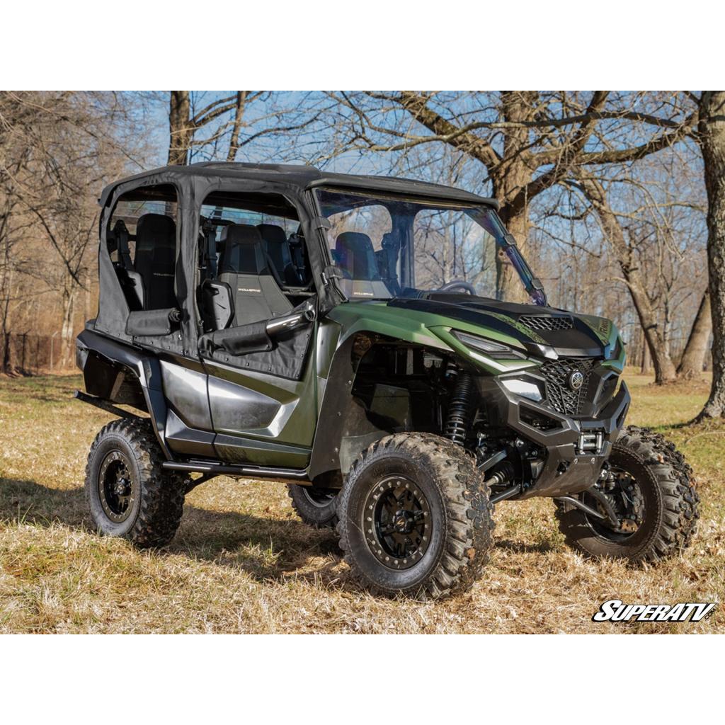 SuperATV Yamaha Wolverine RMAX 1000 Primal Soft Cab Enclosure Upper Doors - MojoMotoSport.com