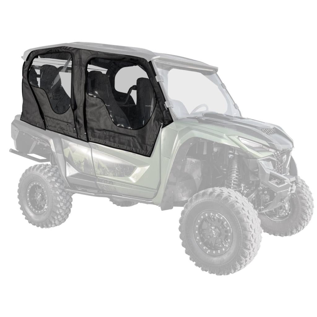 SuperATV Yamaha Wolverine RMAX 1000 Primal Soft Cab Enclosure Upper Doors - MojoMotoSport.com