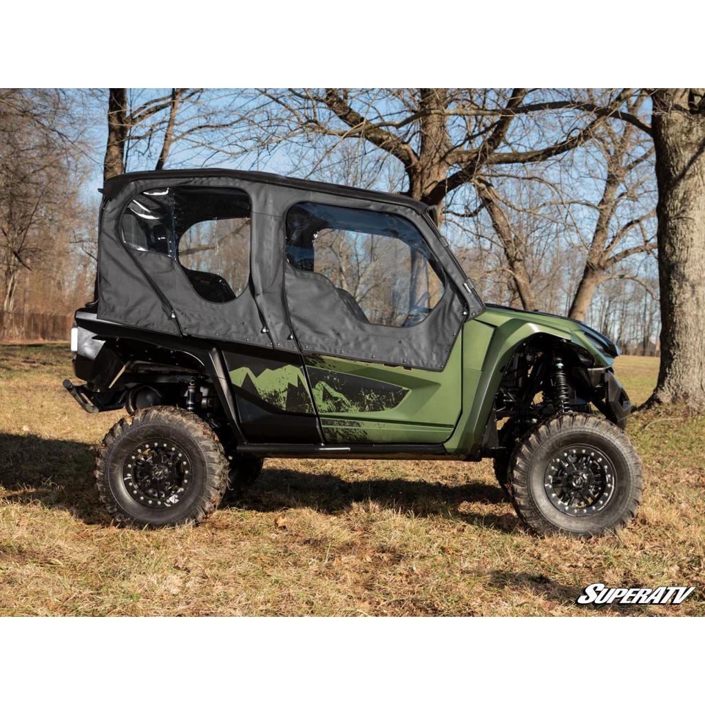 SuperATV Yamaha Wolverine RMAX 1000 Primal Soft Cab Enclosure Upper Doors - MojoMotoSport.com