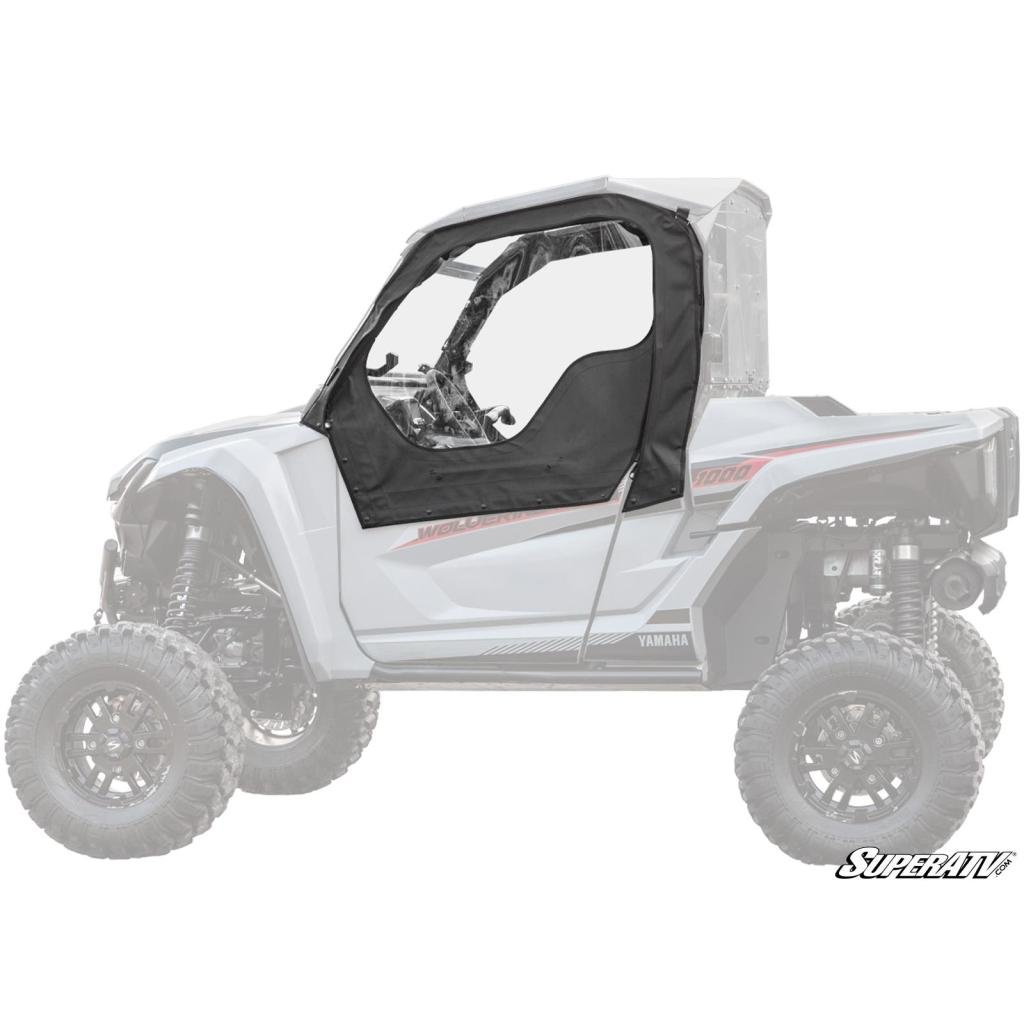 SuperATV Yamaha Wolverine RMAX 1000 Primal Soft Cab Enclosure Upper Doors - MojoMotoSport.com