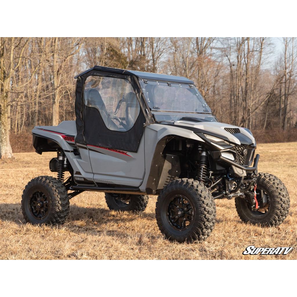 SuperATV Yamaha Wolverine RMAX 1000 Primal Soft Cab Enclosure Upper Doors - MojoMotoSport.com