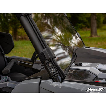 SuperATV Yamaha Wolverine RMAX 1000 Scratch Resistant Full Windshield - MojoMotoSport.com