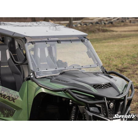 SuperATV Yamaha Wolverine RMAX MaxDrive Power Flip Windshield - MojoMotoSport.com