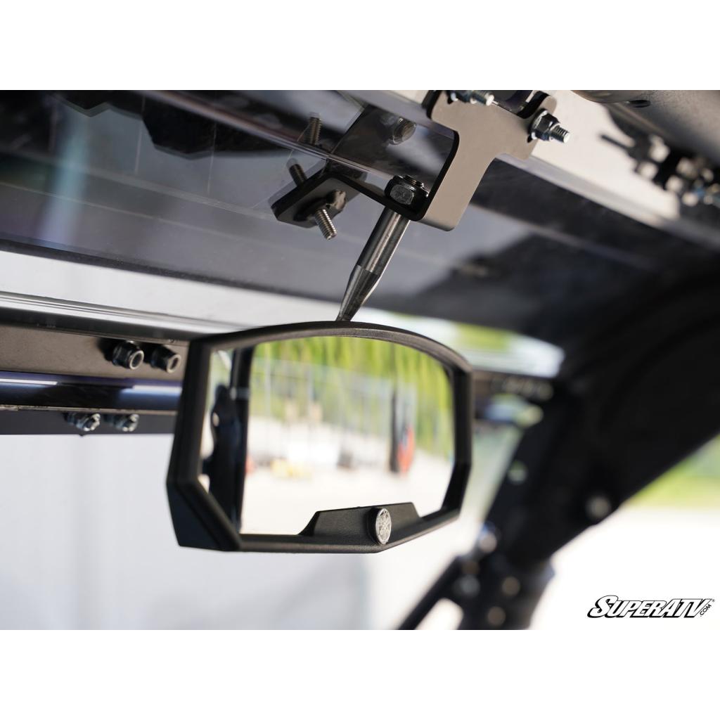 SuperATV Yamaha Wolverine RMAX Scratch Resistant Flip Windshield - MojoMotoSport.com