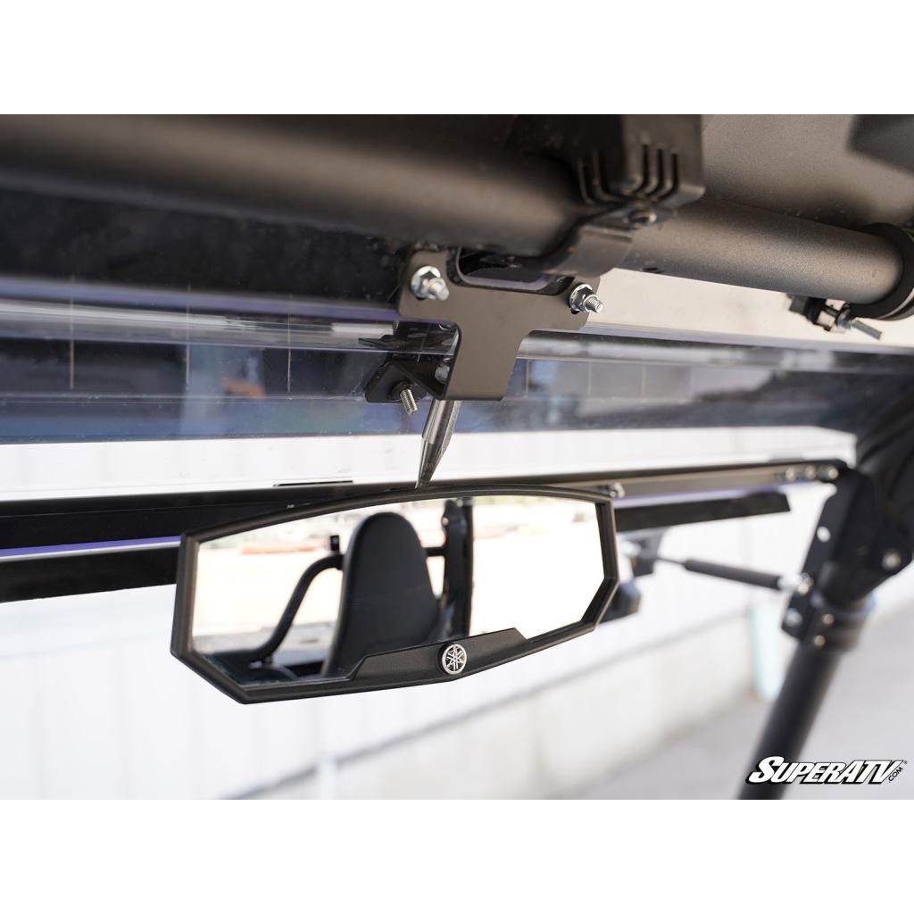 SuperATV Yamaha Wolverine RMAX Scratch Resistant Flip Windshield - MojoMotoSport.com