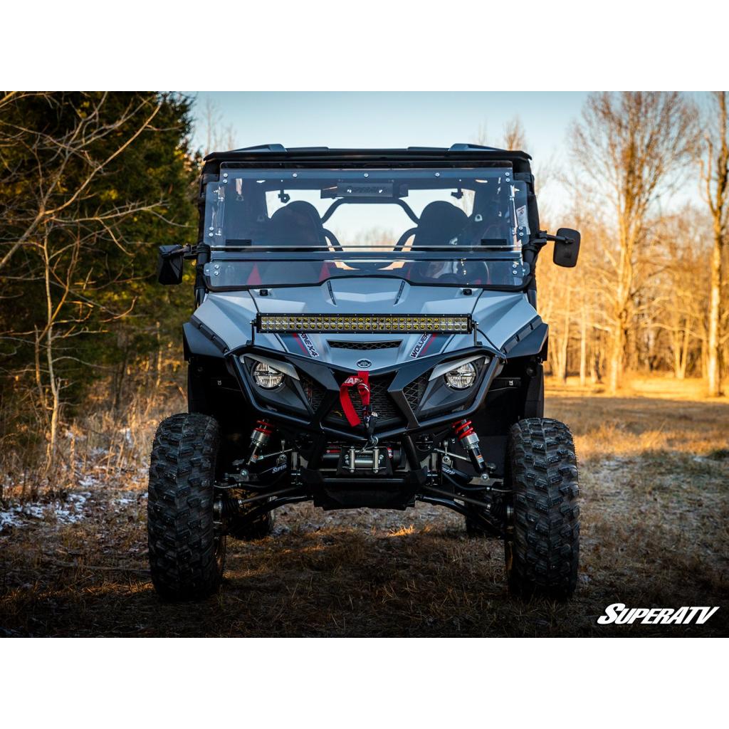 SuperATV Yamaha Wolverine X2 850 High Clearance 1.5" Forward Offset A - Arms - MojoMotoSport.com