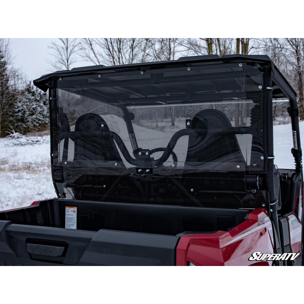 SuperATV Yamaha Wolverine X2 850 Rear Windshield - MojoMotoSport.com