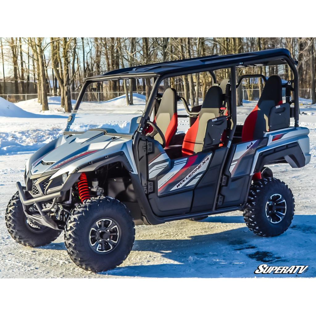 SuperATV Yamaha Wolverine X4 850 Half Windshield - MojoMotoSport.com
