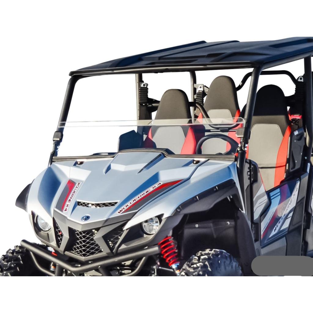 SuperATV Yamaha Wolverine X4 850 Half Windshield - MojoMotoSport.com